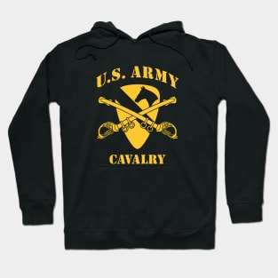 Mod.4 US Cavalry Army Branch Crossed Sabers Hoodie